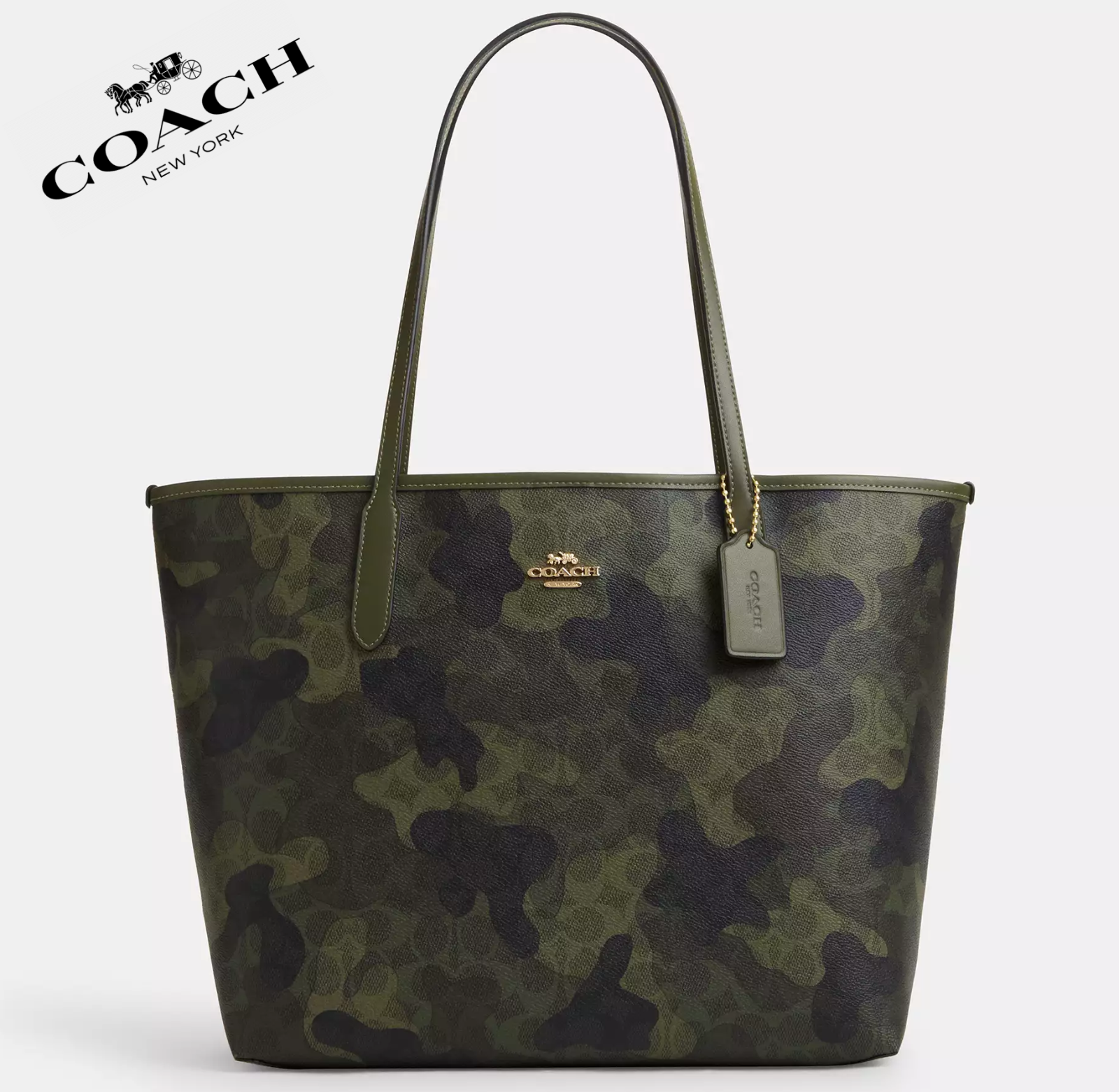 NWT Coach City Tote Bag In Signature Camo Print NWT Cv953 ❤️