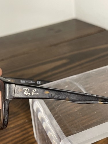 Marco de anteojos Ray-Ban Optics RB5268-5211 mate habana cuadrado borde completo - Imagen 5 de 6