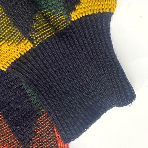 Vintage Carlo Colucci 3D Strick Mehrfarbig Pullover Herren Größe 54 Made In Germany - Bild 5 von 20