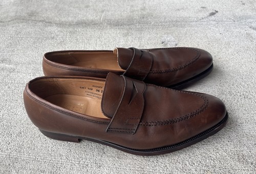 Crockett & Jones England braune Halbschuhe Schuhe 9,5 D