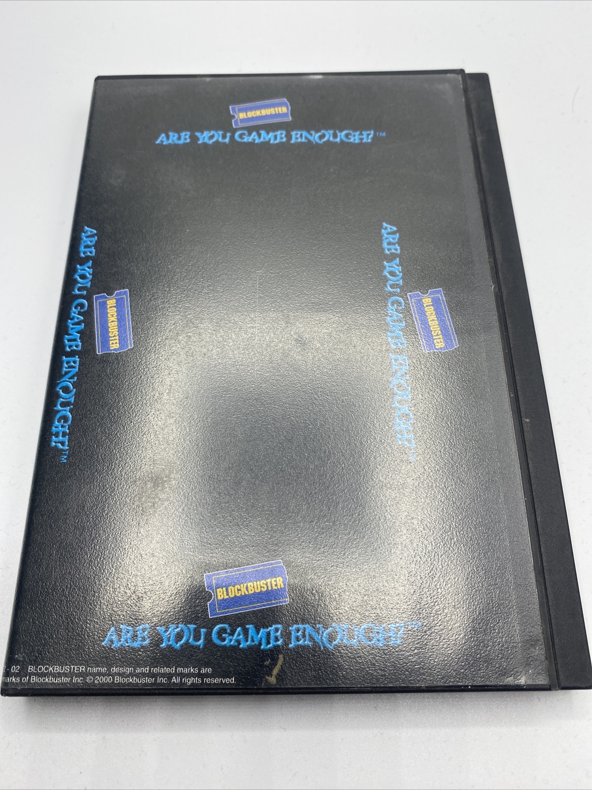 RARE Blockbuster “Are You Game Enough?” Rental Case From 2000 | eBay
