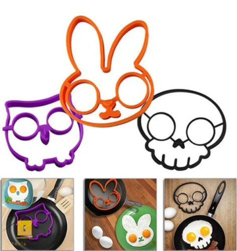 1 Pc Spiegeleiform Silikon Spiegeleier Ring Spiegeleierform Antihaft Eierform