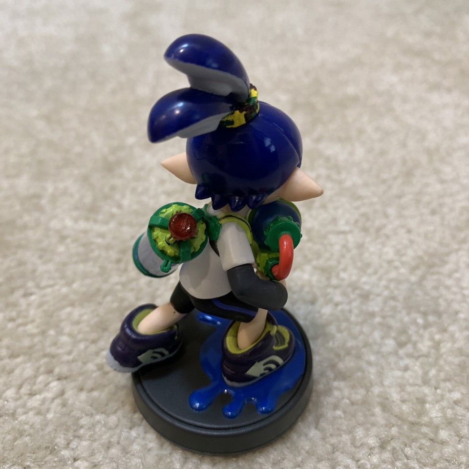 Nintendo Amiibo Splatoon Series Blue Inkling Boy Toy Figure Game ...