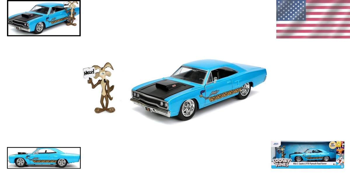 ミニカー Wile E. Coyote & Plymouth Roadrunner 22631NX_5__44388.1620171051.