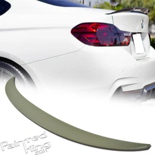 Fit For BMW 4-Series F32 2D Coupe P Rear Trunk Spoiler Wing ABS Unpainted