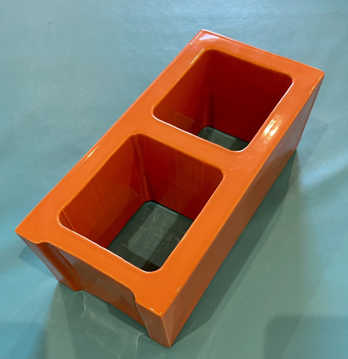 Virgil Abloh x Vitra Ceramic Block ORANGE sculpture c/o Off