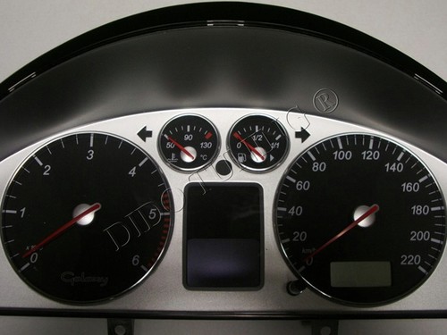 Per Ford Galaxy Mk1 Facelifting 00-06 Anelli Alluminio Strumenti Strumentazione - Picture 6 of 8