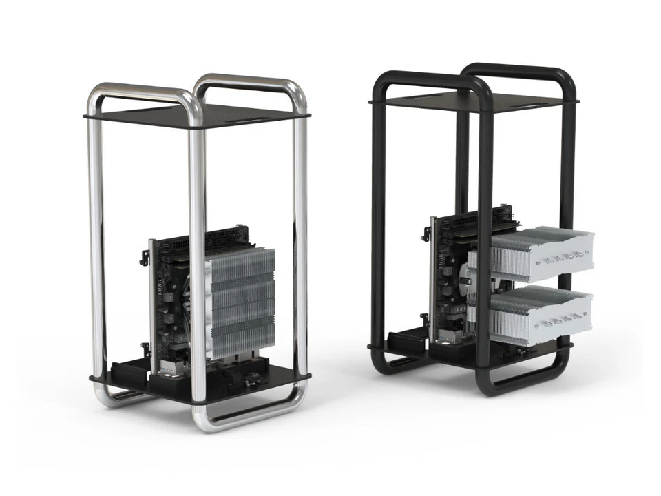 Streacom DA6 Vertical Open Frame ITX Cases - Image 3 of 4