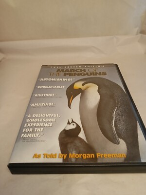March Of The Penguins Full Screen Edition DVD Warner Bros Morgan Freeman 