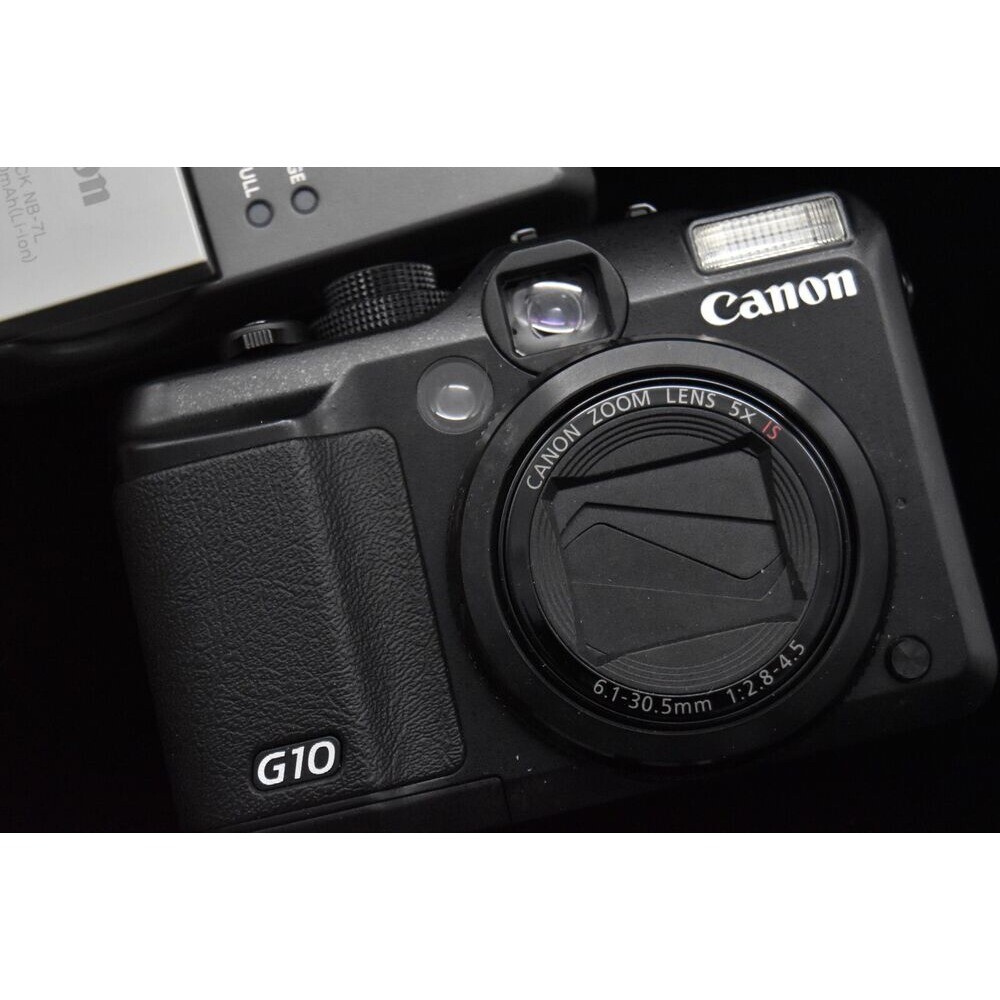 Canon PowerShot G10 14.7MP Compact Digital Camera Black 90% New
