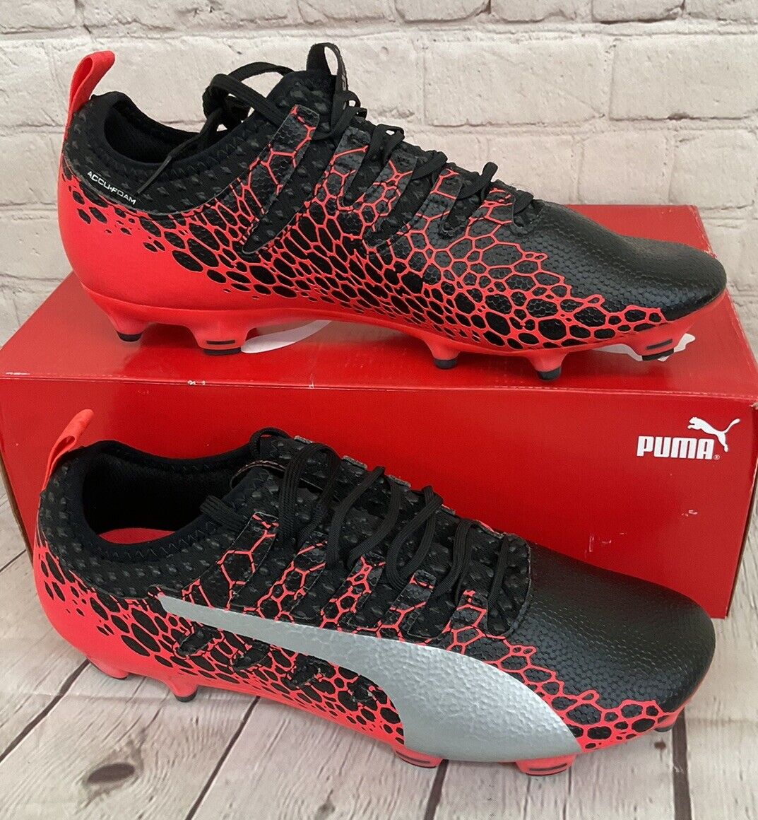 Puma evoPower Vigor 2 Graphic FG Men's Soccer Cleats Colors Puma evoPower Vigor 2 Graphic FG Men's Soccer Cleats Colors