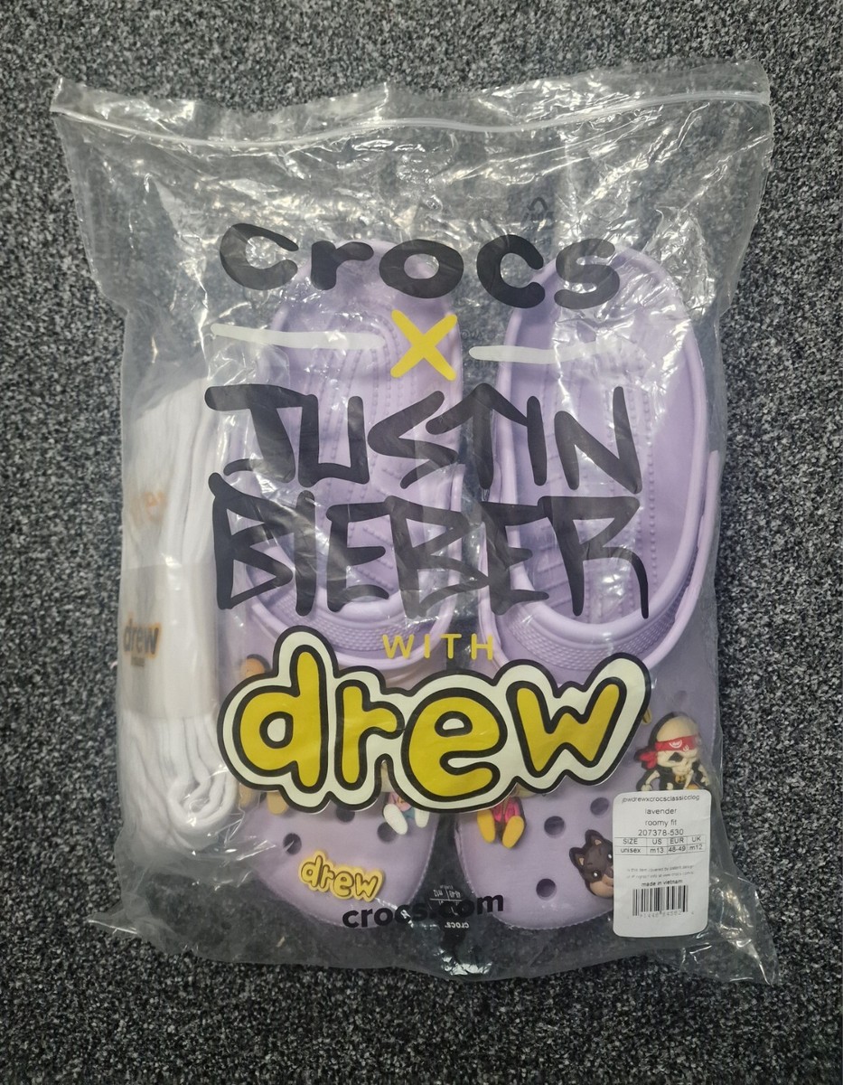 Crocs Justin Bieber x Classic Clog 'Drew House Lavander' 207378