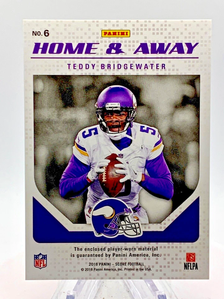 2018 Score - Home and Away #6 Teddy Bridgewater (MEM) - Image 2 of 2
