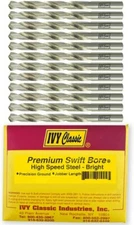 IVY Classic 01009 9/64" M2 High Speed Steel Drill Bit, 118-Degree Point, 12-Pk