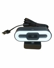 Webcam 1080P Microphone Camera with 3 Colors Ring Light