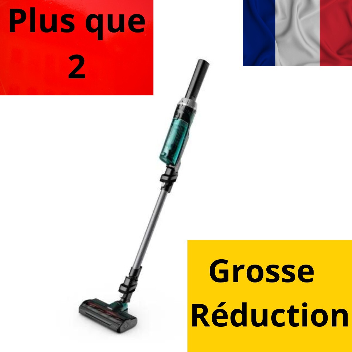 Aspirateur balai sans fil léger de 1 KG idéal pour entretenir un appartement studio rapidement