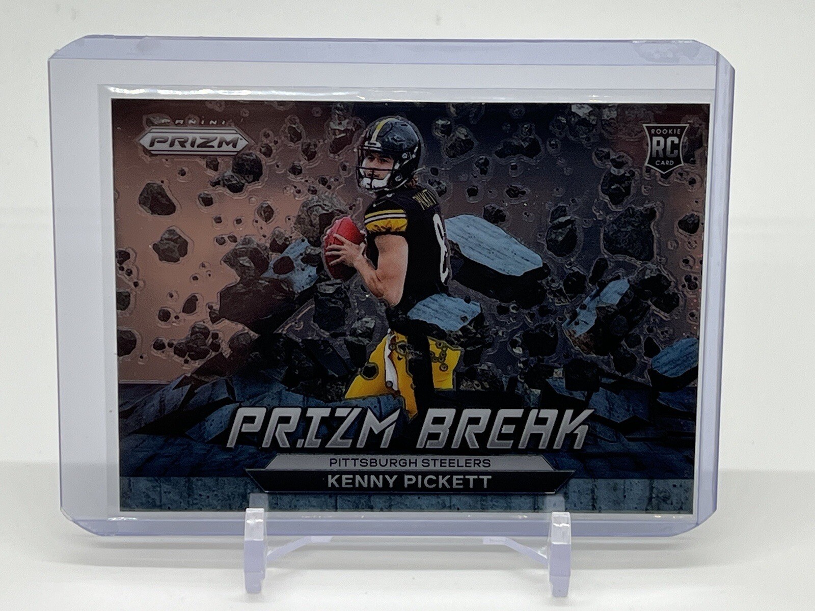 2022 Panini Prizm Football Kenny Pickett Prizm Break Rookie Card RC