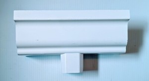 Raingo AW104B 5" Vinyl K Style Gutter End