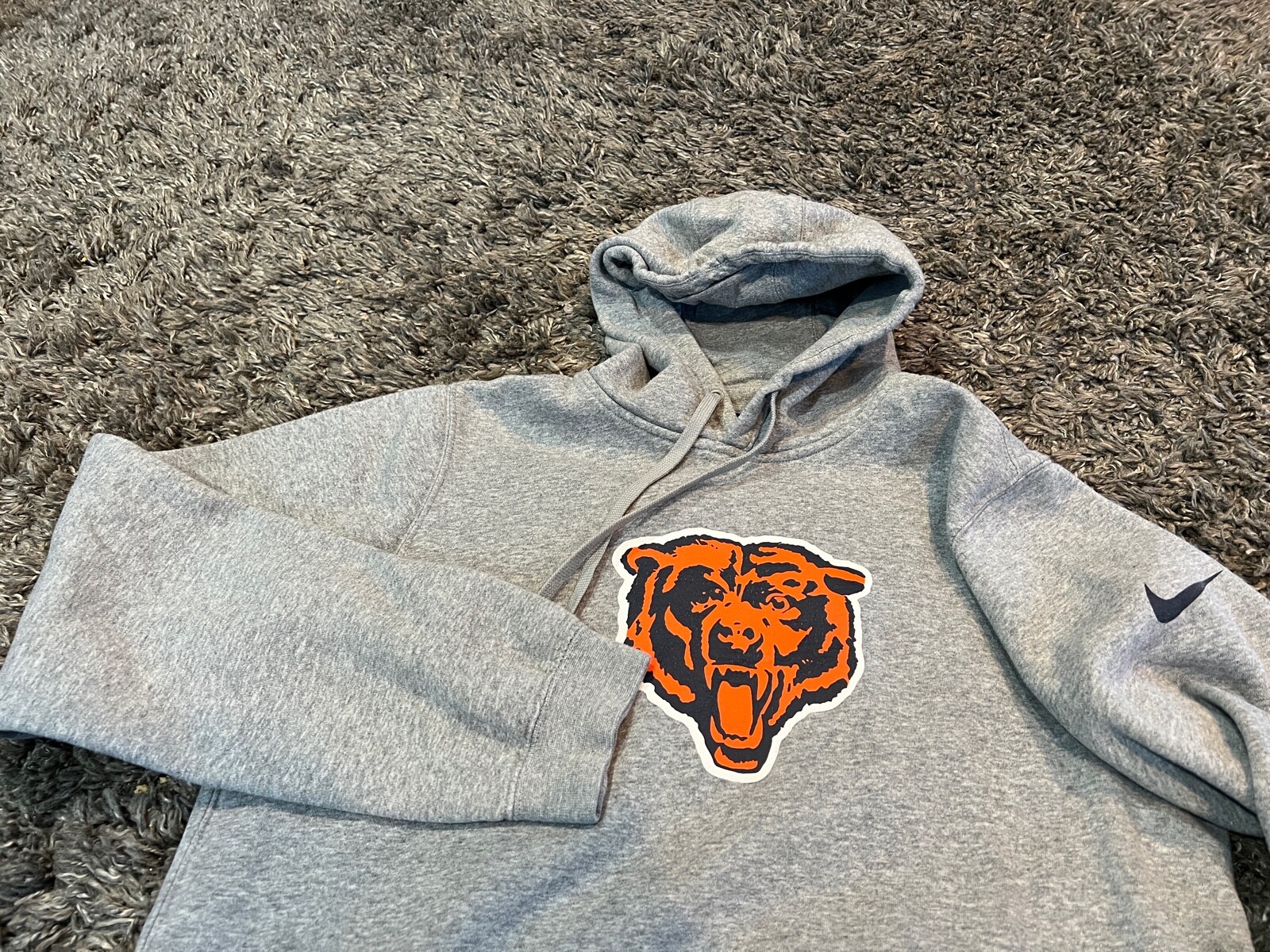 Nike gray orange Chicago Bears NFL 