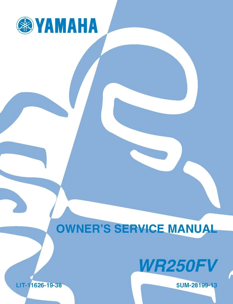 YAMAHA WR250F(T) 2005年 サービスマニュアル WR250F Motorcycle Repair Manuals & Literature for sale | eBay