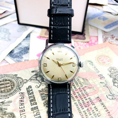   Vintage Uhr Kirovskie Crab 1950s UdSSR Poljot MCHZ1 Soviet SU Service