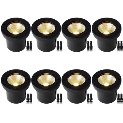 12w Led Well Light Outdoorlow Voltage Landscape Lights With Connectors 12v24v Ac