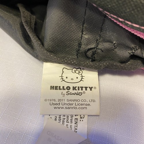 Hello Kitty by Sanrio Black Pink Messenger Bag School Crossbody Y2K Collectors - Picture 14 of 16