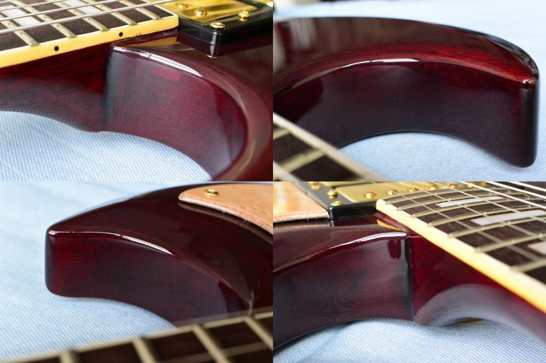 Aria Pro Ii Sl500D 80s 3 Pickup Bigsby SG Vintage Electric Aria Pro Ii Sl500D 80s 3 Pickup Bigsby SG Vintage Electric