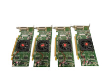 LOT OF 4 AMD ATI Radeon HD6350 512MB Low Profile Graphic Card 01CX3M DELL