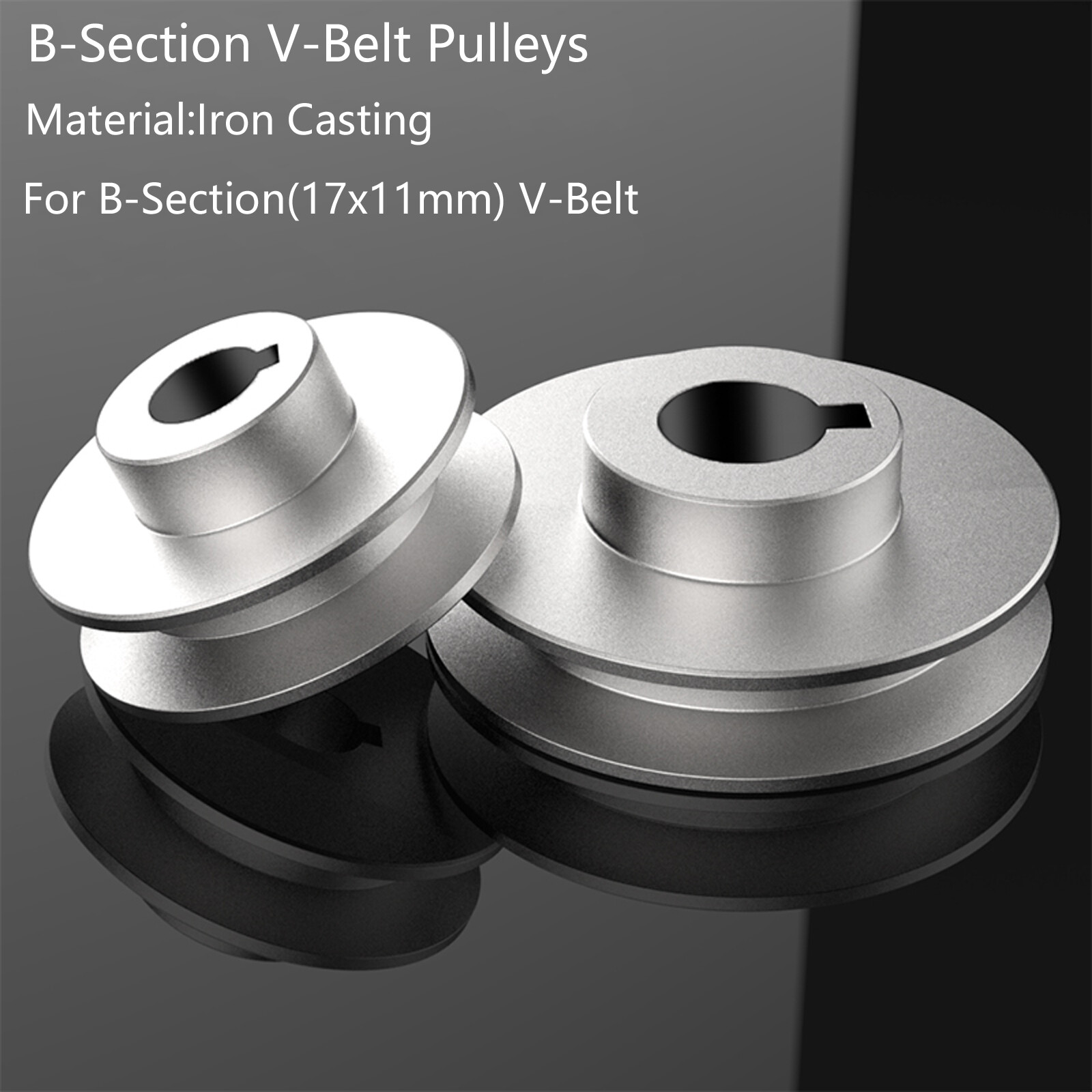 Iron Casting VGroove Drive Pulley For BSection VBelt Pulleys OD 60mm