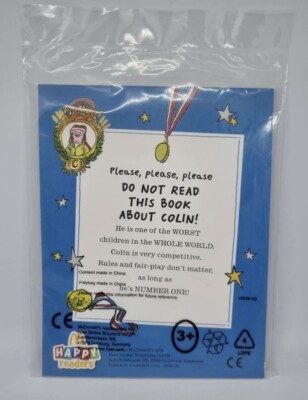David Walliams COMPETITIVE COLIN Mini Book. 2019 Mcdonalds Promo. New ...