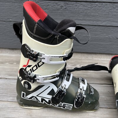 Lange RX100 25-2.5 296 mm Downhill Ski / Mens Boots Good Used