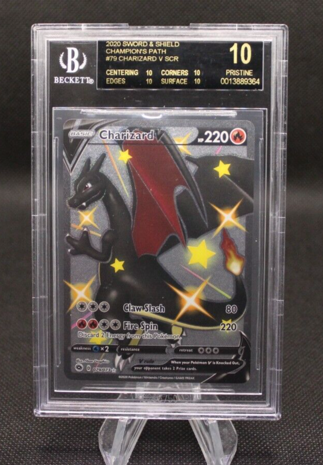 Charizard V #79- Pokemon Champions Path - Black Label - BGS Charizard V #79- Pokemon Champions Path - Black Label - BGS