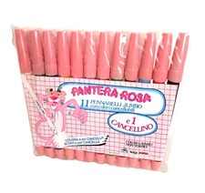 PINK PANTHER 80s Adica Pongo Italy 11 Pack Jumbo Markers Sealed