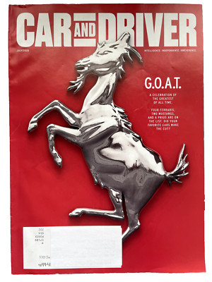 Car and Driver, July 2020 G.O.A.T. Ferraris,Mustangs,Porsche, BMW's and More