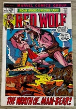 Red Wolf #4 1st Print Marvel Comics 1972