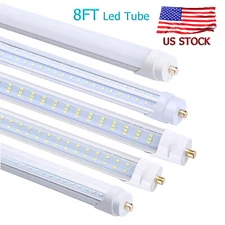 T8 8FT Led Tube Light Bulbs 90W 65W 45W FA8 Single Pin 8Foot Led Shop Light Bulb