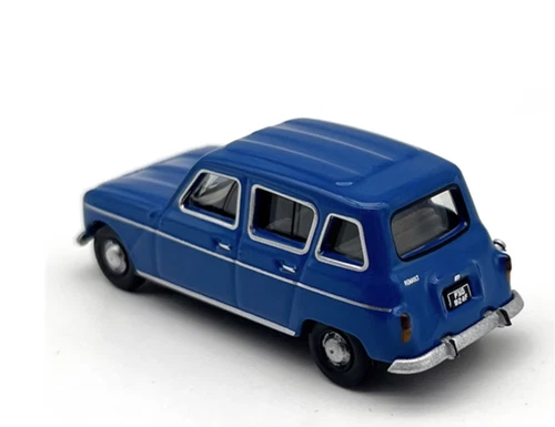 1:76 Blue Renault 4 Compact Sedan Model Diecast Metal Car - Picture 4 of 6