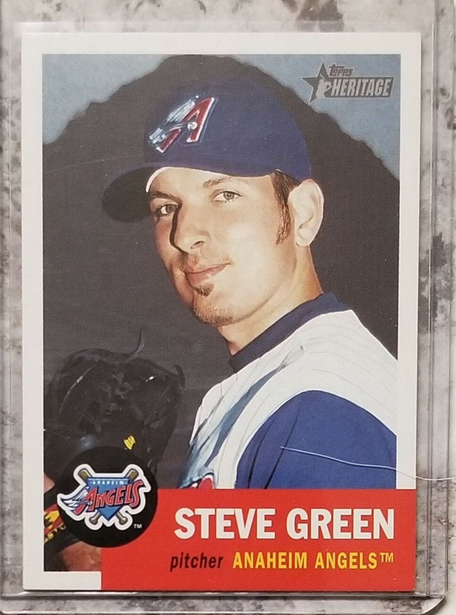 2002 Topps Heritage #400 Steve Green Anaheim Angels Baseball Card