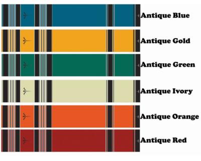 White Water Archery Traditional 28 Antique Colors Arrow Wraps 15 Pc Pack