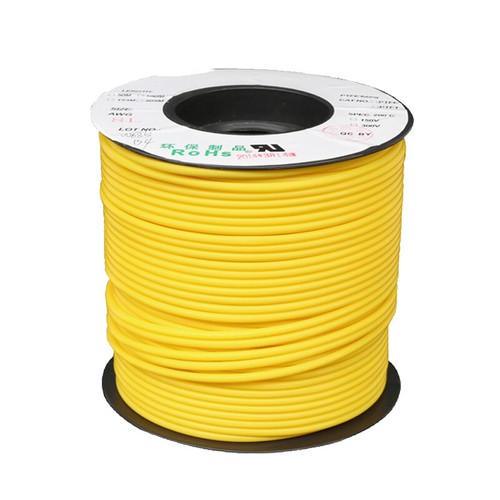 Gelber PTFE Rohr Schlauch ID x Außendurchmesser 0,3 mm bis 3,78 mm Rohr 150 V für RepRap 3D Drucker - Bild 5 von 7