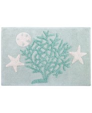 Avanti Beachcomber Seashells Cotton Bath Rug, 20" x 30", NWT