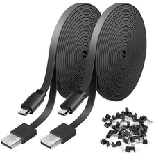 2 Pack 10ft Power Extension Cable Compatible With Wyzecamwyzecam Panwyze Cam Ogk