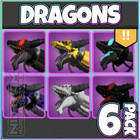 Roblox World Zero - XMAS OFFER - DRAGONS - 6 PACK