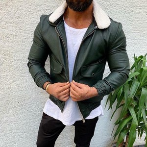 tight leather jacket