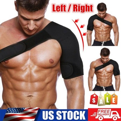 Shoulder Brace Rotator Cuff Pain Relief Support Adjustable Belt Sleeve Sprains