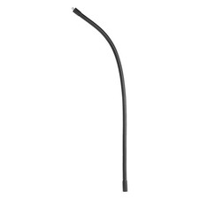 20" Gooseneck 1/4"-20 Female to Male Thread Flexible Tube Extension Black