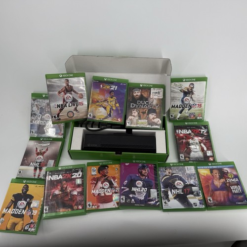 Xbox One Kinect Sensor und 13 Spiele komplett.