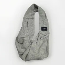 Cuby 100 Baby Carrier Newborn Sling Gray Cotton Black White Gingham