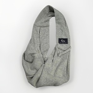 Cuby 100 Baby Carrier Newborn Sling Gray Cotton Black White Gingham